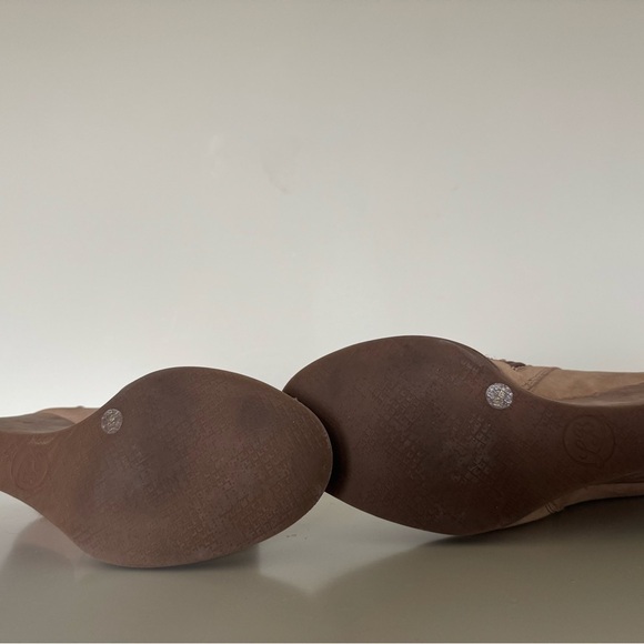 Lucky Brand 8.5 wedge leather booties - Picture 6 of 7